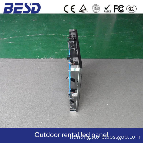 Easy install double sides outdoor RGB HD Pixel 10 mm video function led display led cabinet